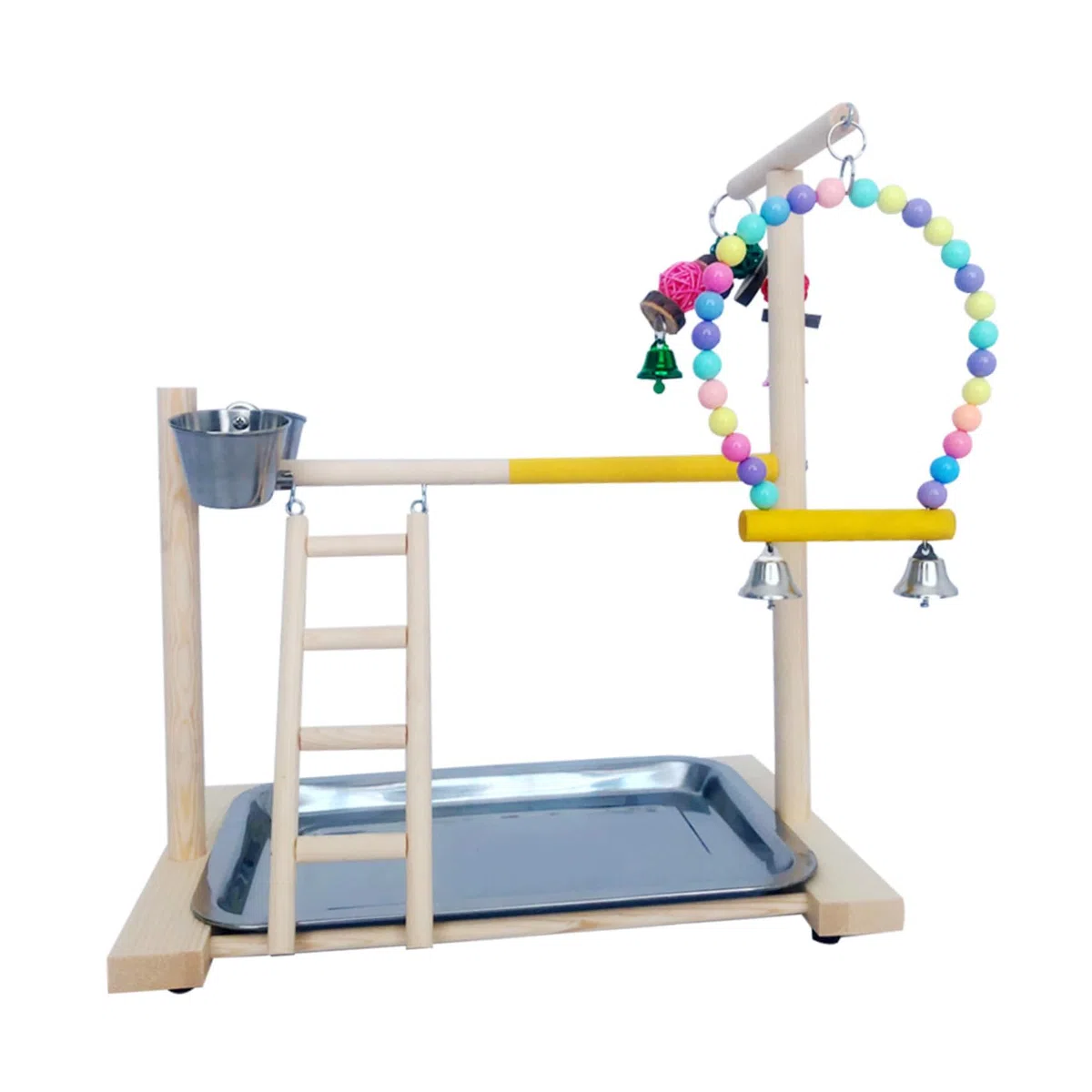 1juego Soporte De Entrenamiento para Aves De Juguete para Periquitos y Parque De Diversiones Interactivo para Mascotas y Duradero para Entrenamiento Mesa