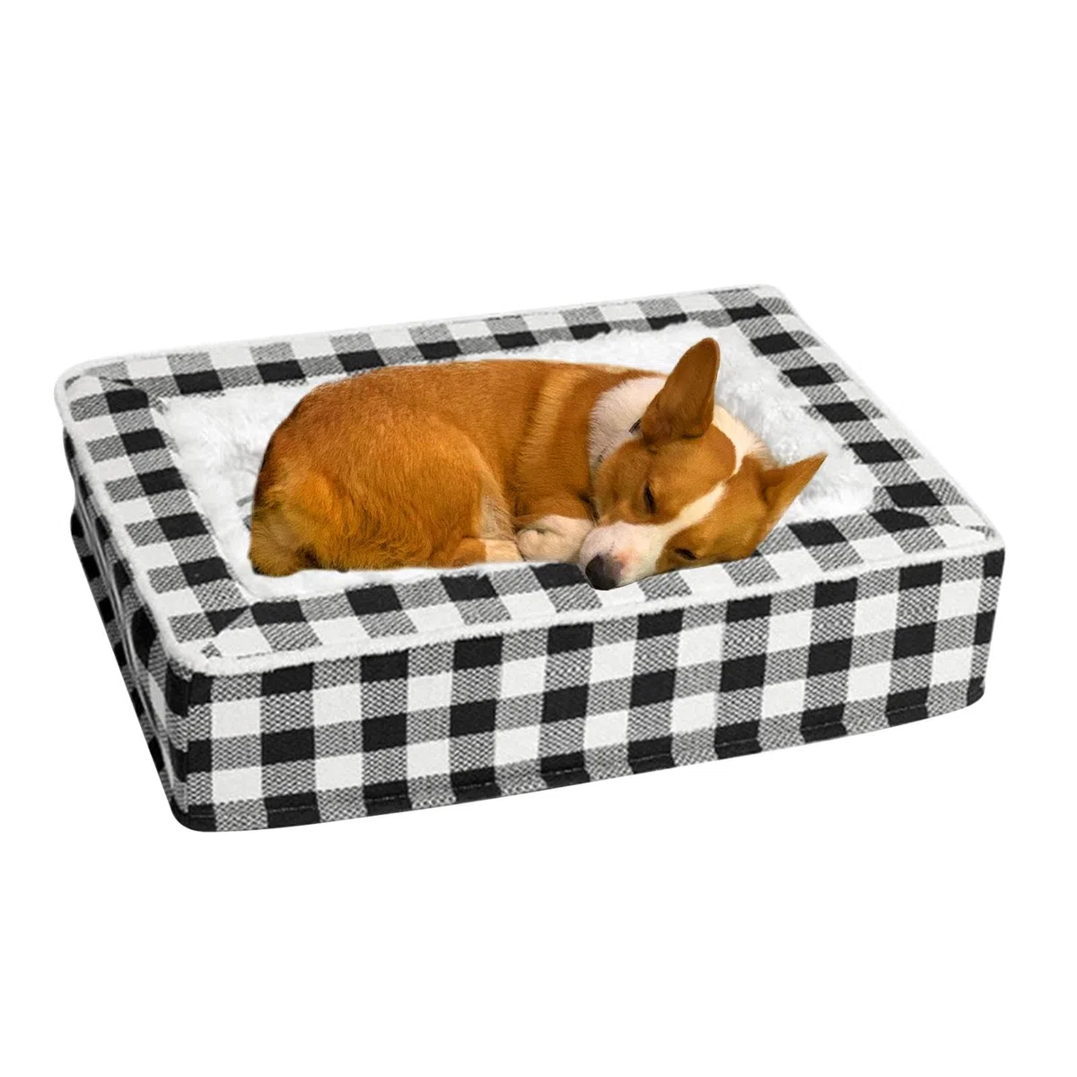 Sofá para Perros De Dormir Suave Y Calmante para Mascotas | Cama Lavable Para Cachorros Para Dormir Para Sala De Estar Jaula Interior Dormitorio Perrera Suelo
