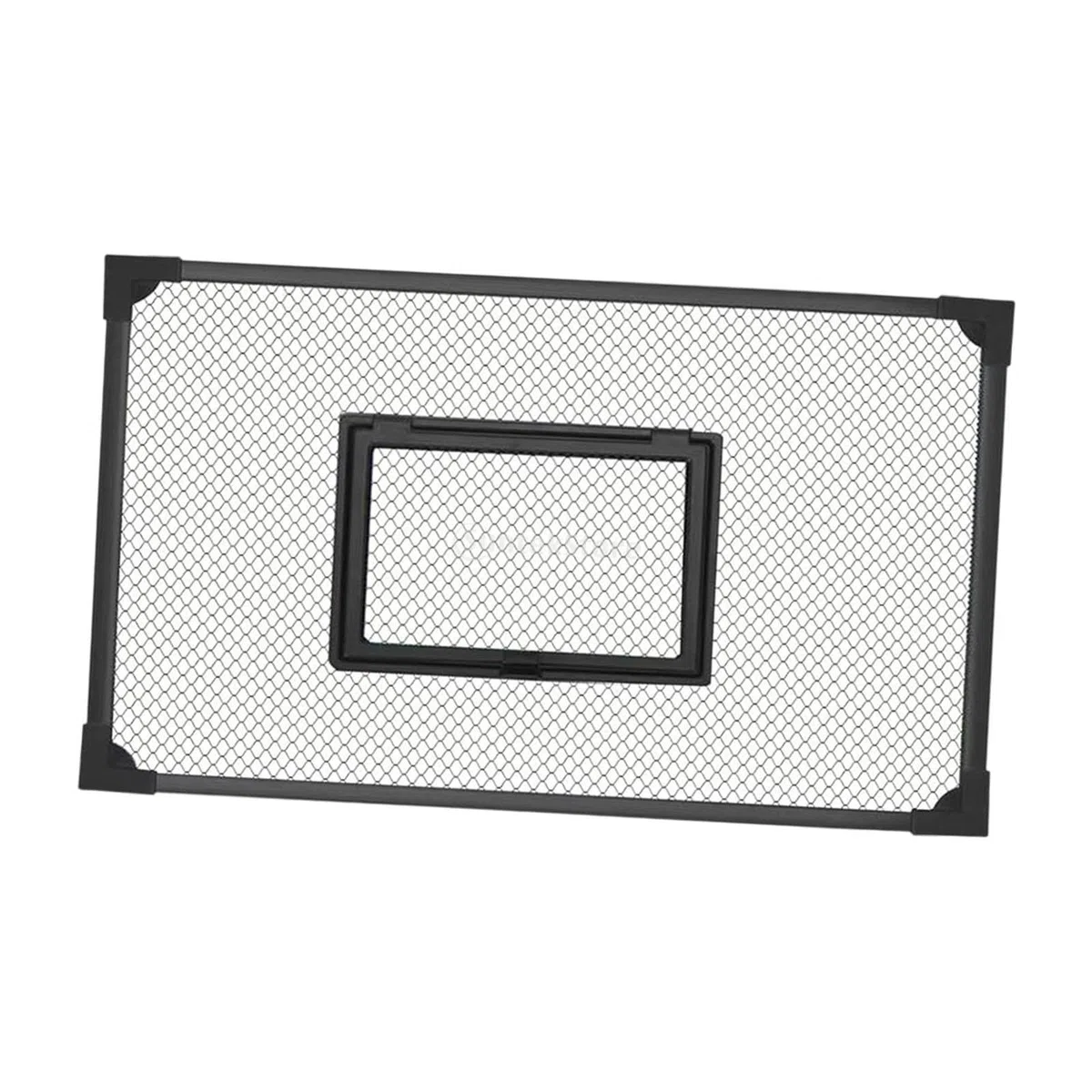 Red Antisaltos para Acuario, Protectora Y Resistente a Desgarros, con Ventana de Alimentación, Orificios de 5 Mm, Malla Fina, Tapa para Acuario DIY