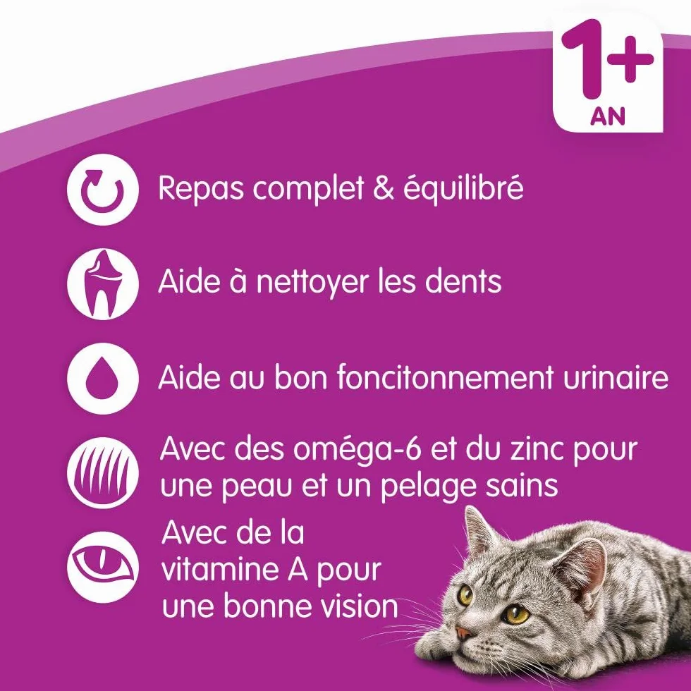 Whiskas Comida para Gato Adult Pollo 7 kg