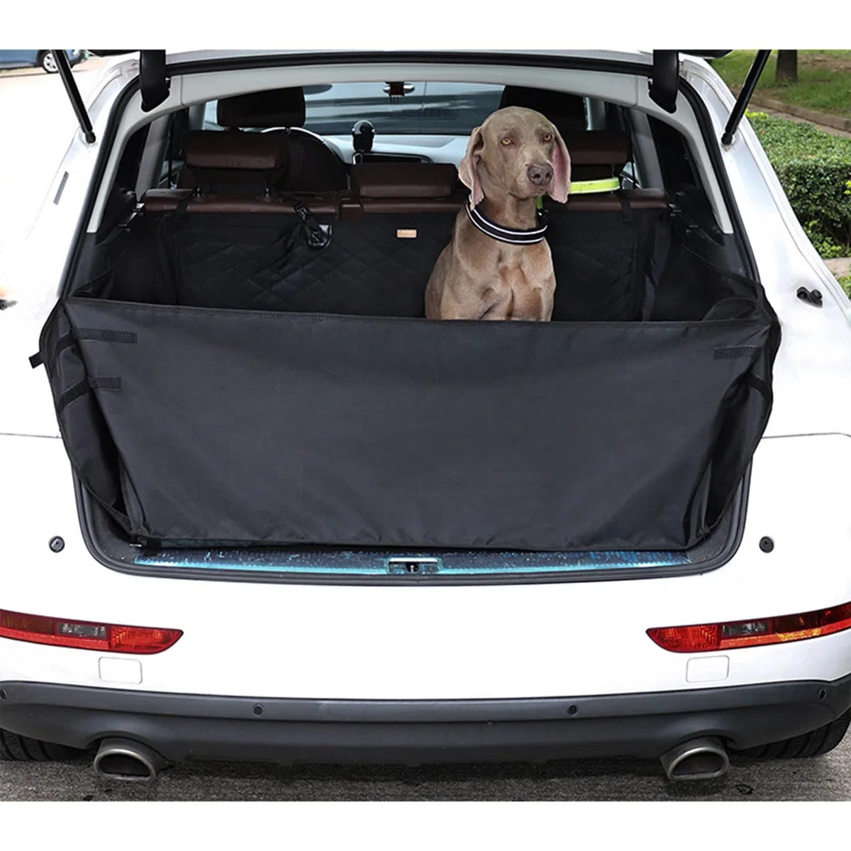 Funda de carga para maletero de mascotas, a prueba de arañazos, fácil de instalar, ajustable, protector de carga para maletero de mascotas, funda de asiento para coche, SUV, accesorios para perros