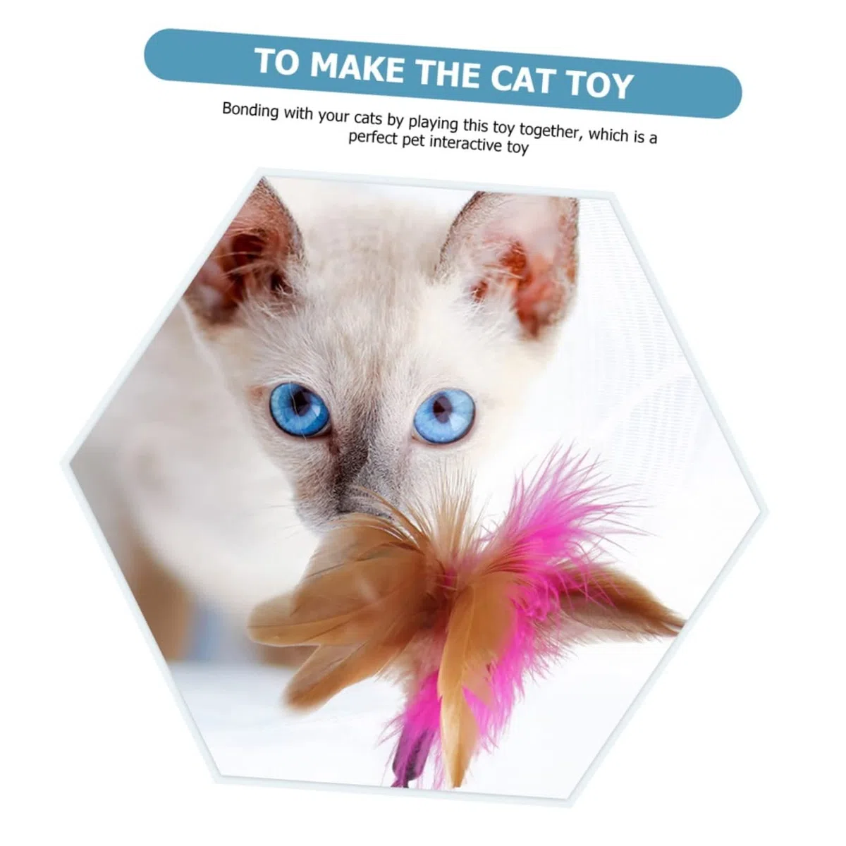 Toyvian Collar De Juguete para Gatos Juguete para Mascotas Gatos para Gatitos Mordeduras