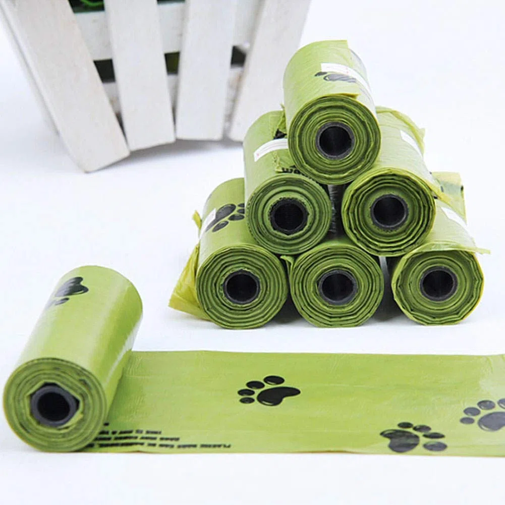 Bolsas de basura desechables para perros con dispensador