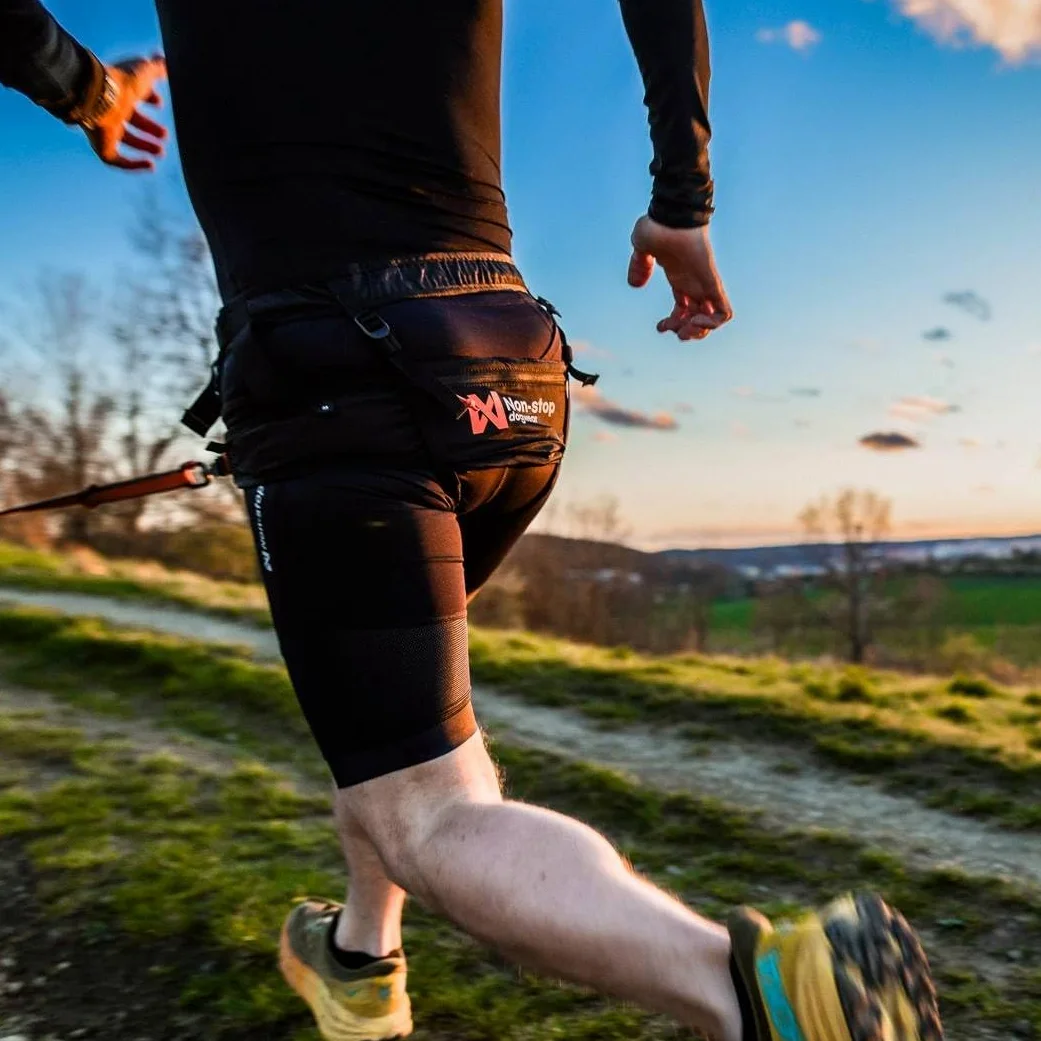 Non-Stop - Cinturón de correr Canix 2.0 - Negro - M/Perros/Negro/M