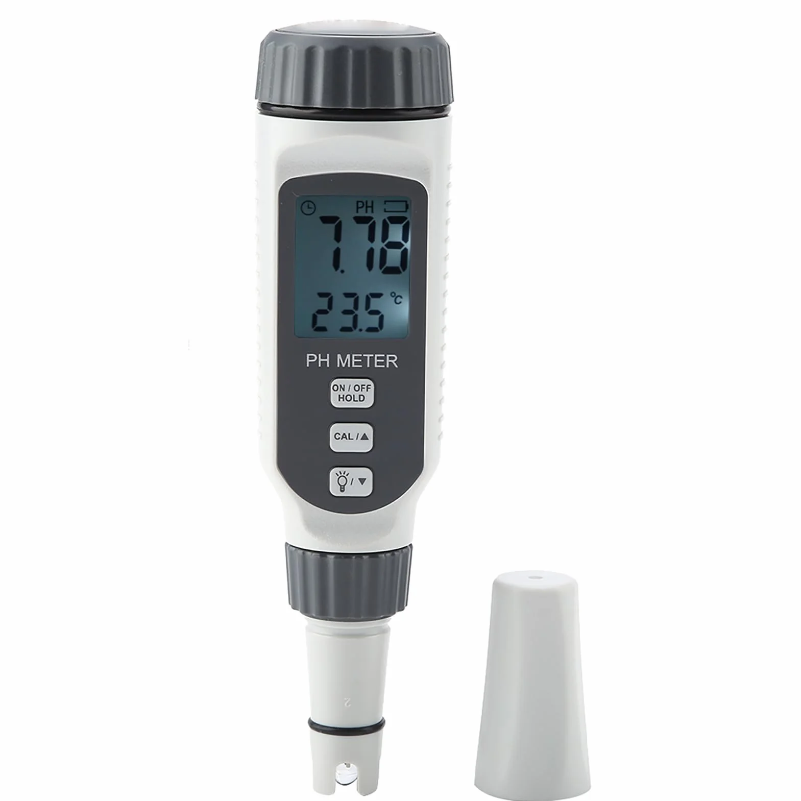 KIMISS Smart Sensor Professional Porth Meder, Tester de Calidad del Agua, Acidímetro de Acuario, PH818 con Medición de Temperatura