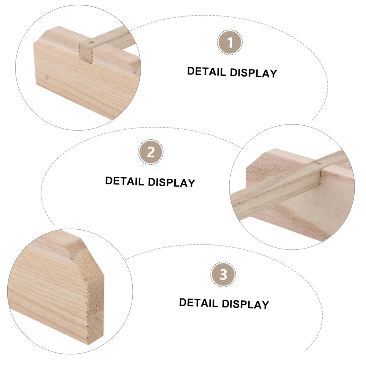 BESPORTBLE 2piezas Perch De Madera para Aves y Soporte Estable para Barra De Descanso para Aves Medianas y De Instalar y Usar