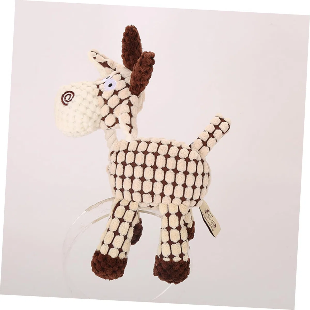 Beavorty 3 Piezas Perro de Peluche de Juguete mordedura de Mascota Jugando Juguete Juguetes Juguete Perro Indestructible Juguete para Mascotas Burro Mascota de Juguete Peludo Animal