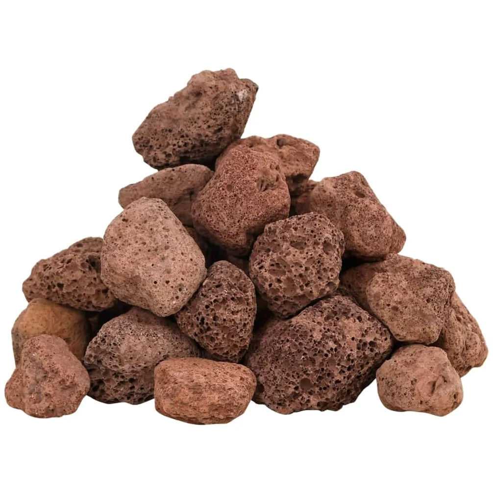Genérico Rocas volcánicas Rojas 10 kg 3-5 cm,Producto para Mascotas y Animales,Productos para Mascotas,Productos para Peces,Decoración de acuarios-3217176