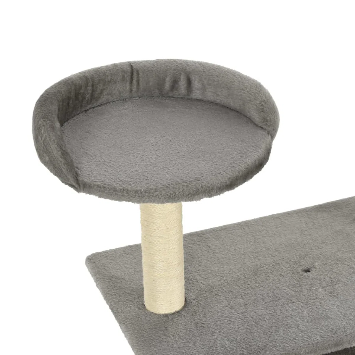 ShGaxin Rascador para Gatos con Poste rascador de sisal, Arbol para Gatos, Gatos Accesorios, Arranhador para Gatos, Arbol Rascador Gatos, 95 cm Gris