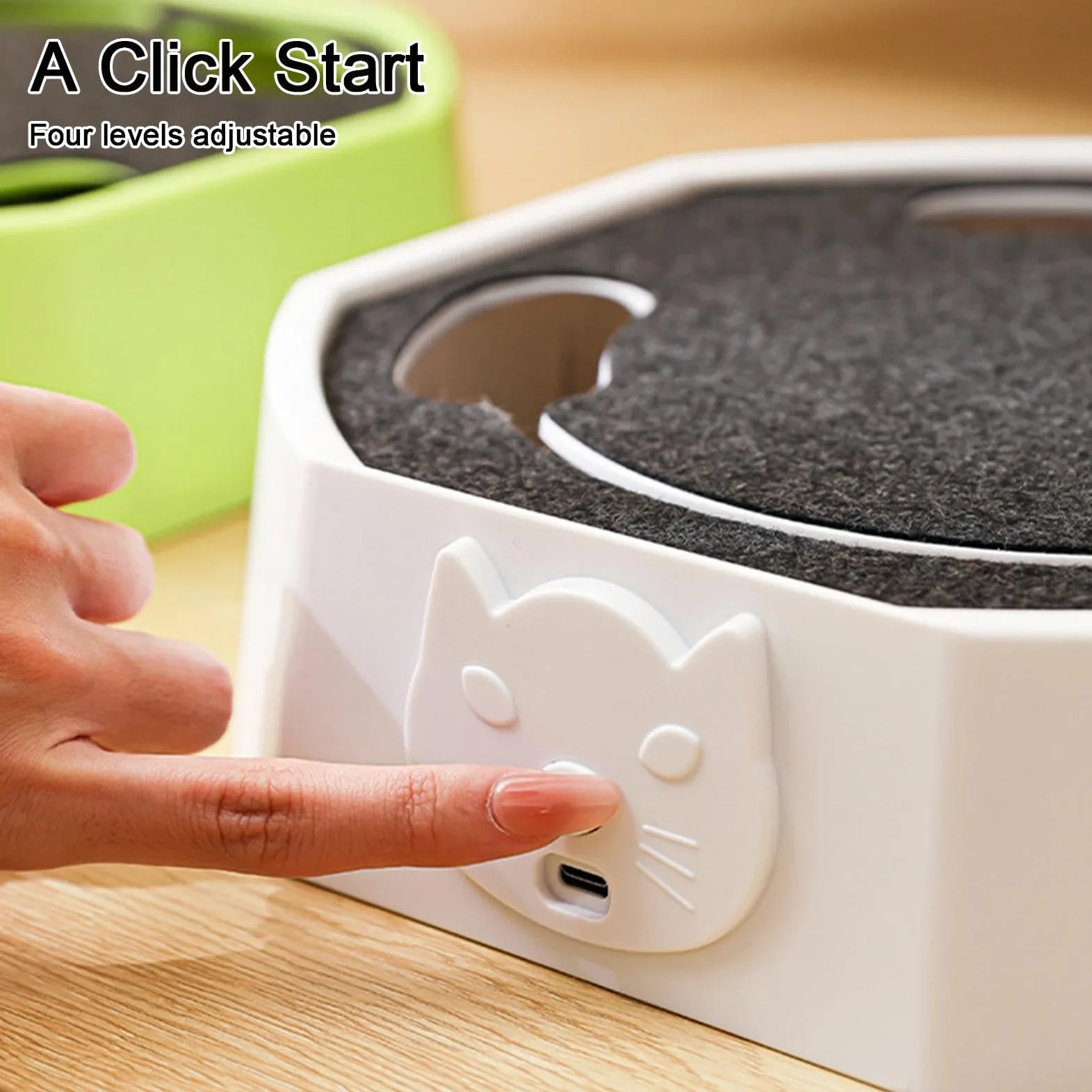 Juguetes interactivos para gatos, juego interactivo en forma de ratón, juguete de ejercicio recargable para gatos, hogar, sala de estar, cocina, apartamento, cocina, apartamento, parque