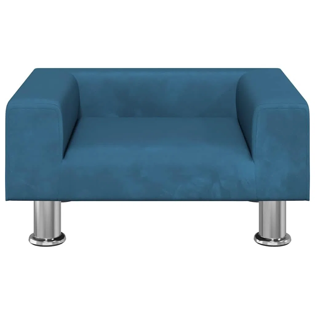 Genérico Cama para Perros de Terciopelo Azul 50x40x26,5 cm,Productos para Mascotas,Productos para Mascotas,Productos para Perros,Camas para perros-171925