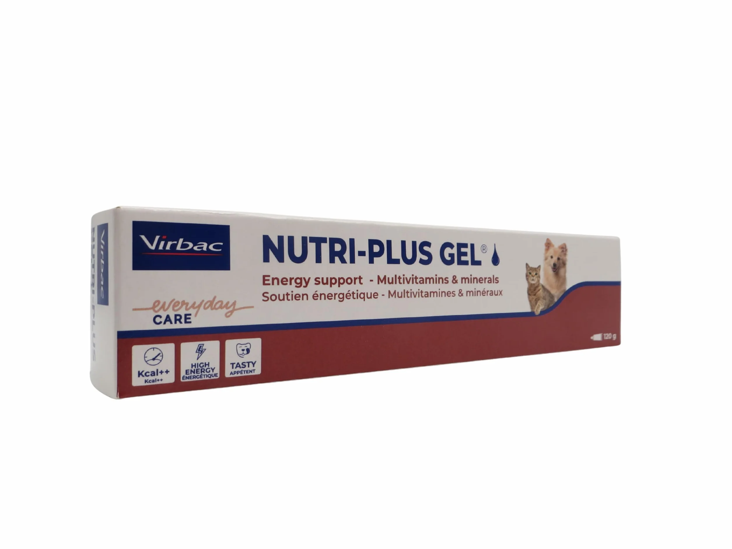 Virbac Nutri-Plus Gel | Pack de 4 | 4 x 120 g | Suplemento dietético para Perros y Gatos | Fuente concentrada de energía