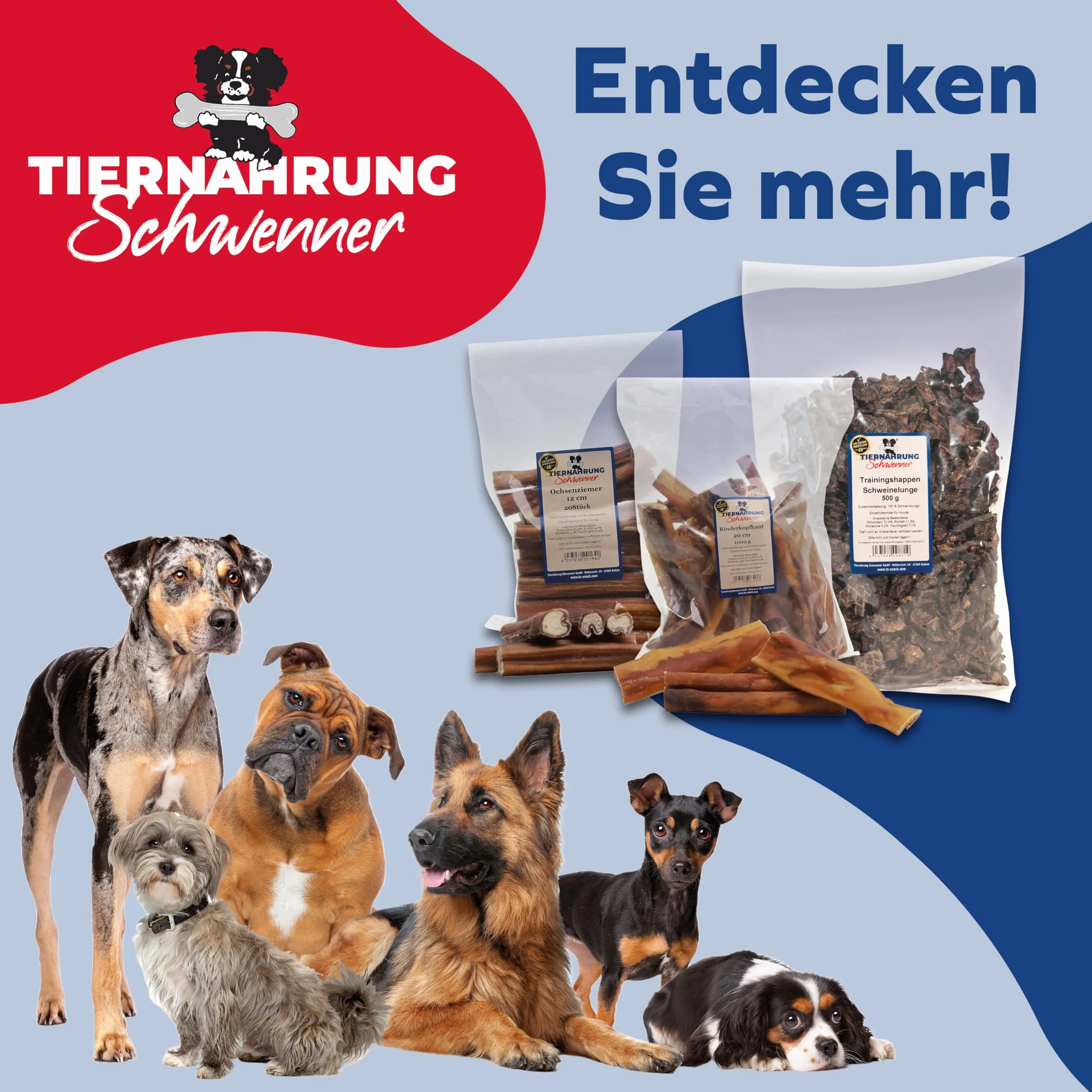 Piel de vacuno corta seca para perros – Pack de almacenamiento – aperitivos para perros – Cuidado dental para perros – 2500 g 8-18 cm