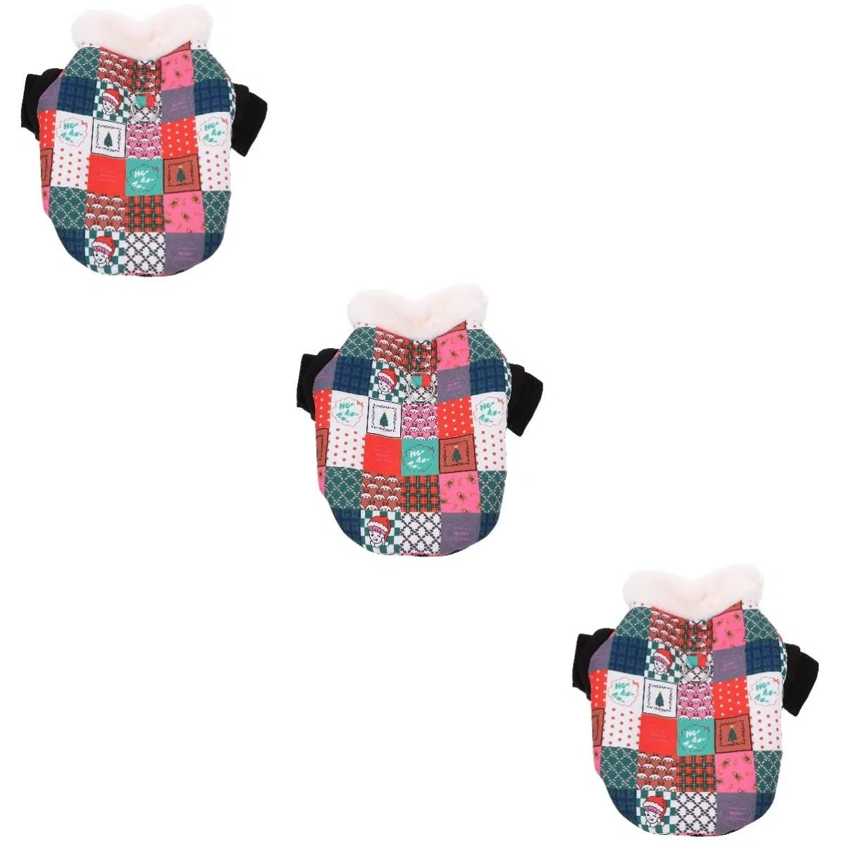 FRCOLOR 3 Piezas Abrigo de Invierno para Perros Cálido y Grueso, XS,