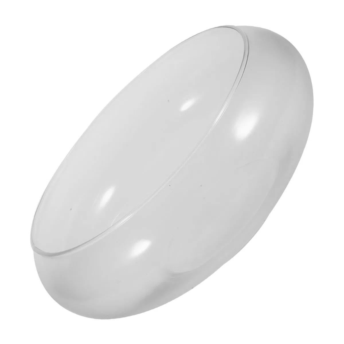 SUPVOX Pecera Redonda Transparente de para Oficina Cuenco Decorativo Multifuncional para Peces y Hidropónicas Acuario Pequeño Caídas para Escritorio