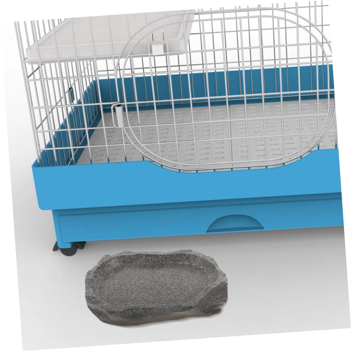 POPETPOP 5 Piezas Cuenco para Mascotas Alimentador Agua Plato Agua Tortuga Cuenco Plato Agua Comida Reptil Plato Agua Reptil Animal Placa Petri Resina