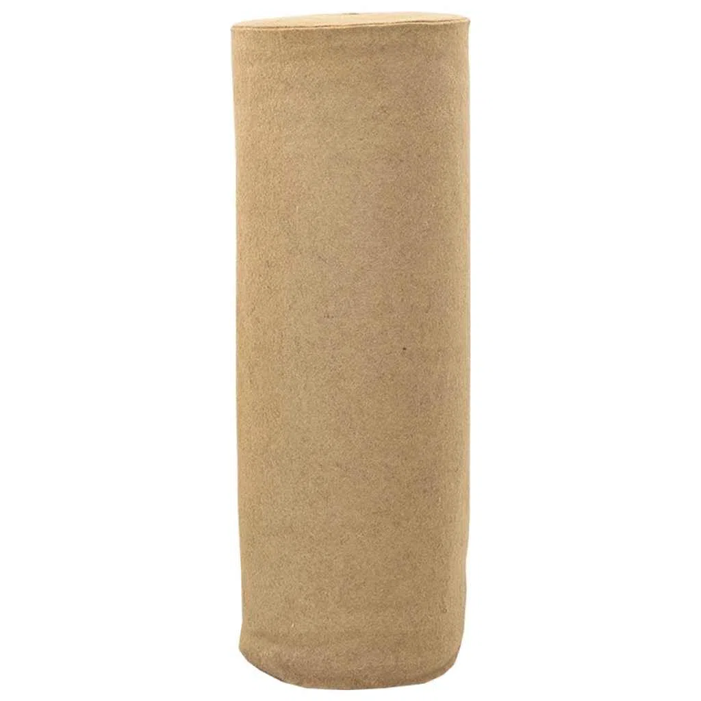 Esterilla para roedores de cáñamo, 1 x 25 m, 5 mm de grosor, se puede cortar y retiene la humedad para suelo de jaula, cama higiénica para conejos, cobayas, hámsters, caja de transporte