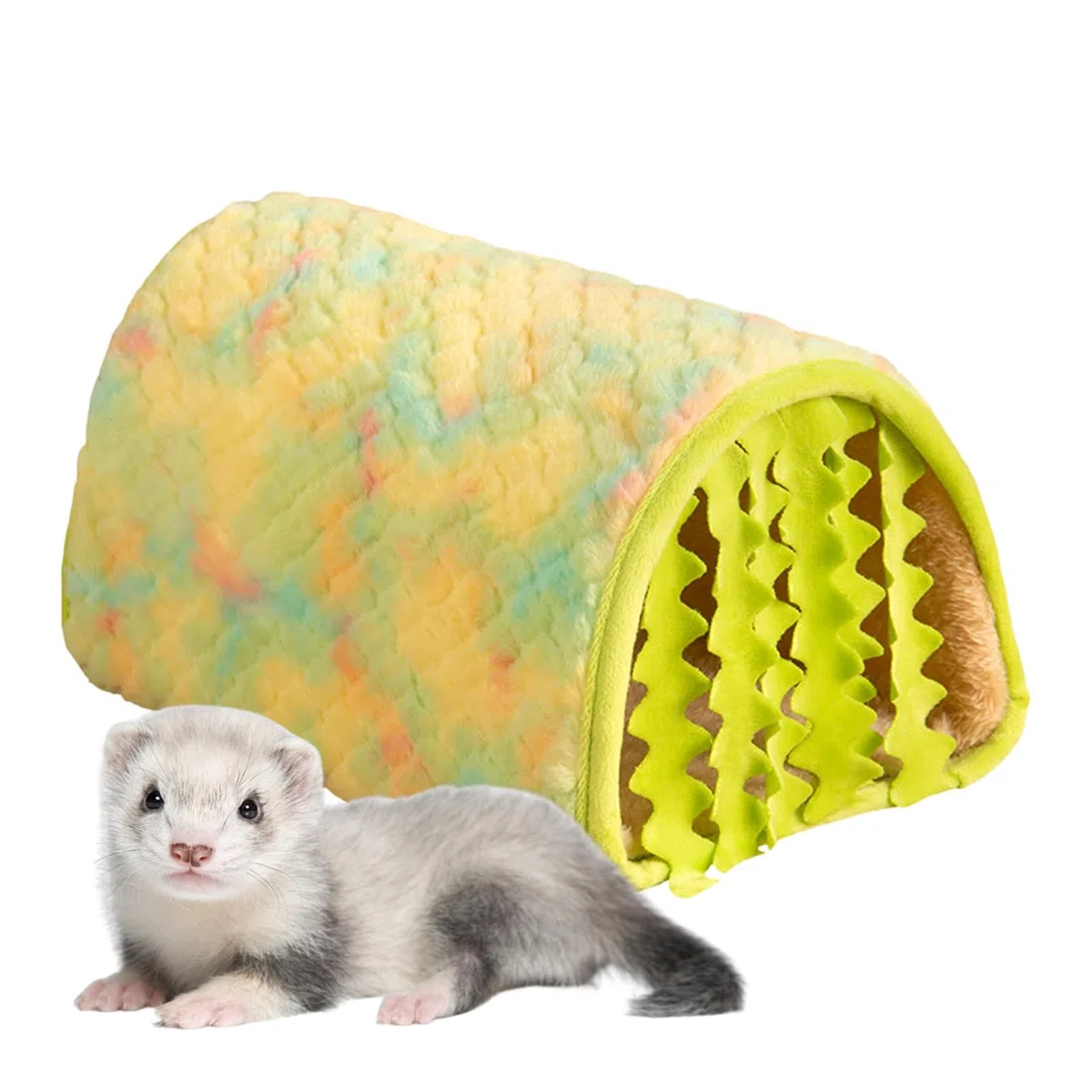 Generisch Cama para erizos – Casa aislante como nido para animales pequeños – Acogedor nido de animales enanos – para hurones, jerbos, erizos, chinchillas, conejos, cobayas