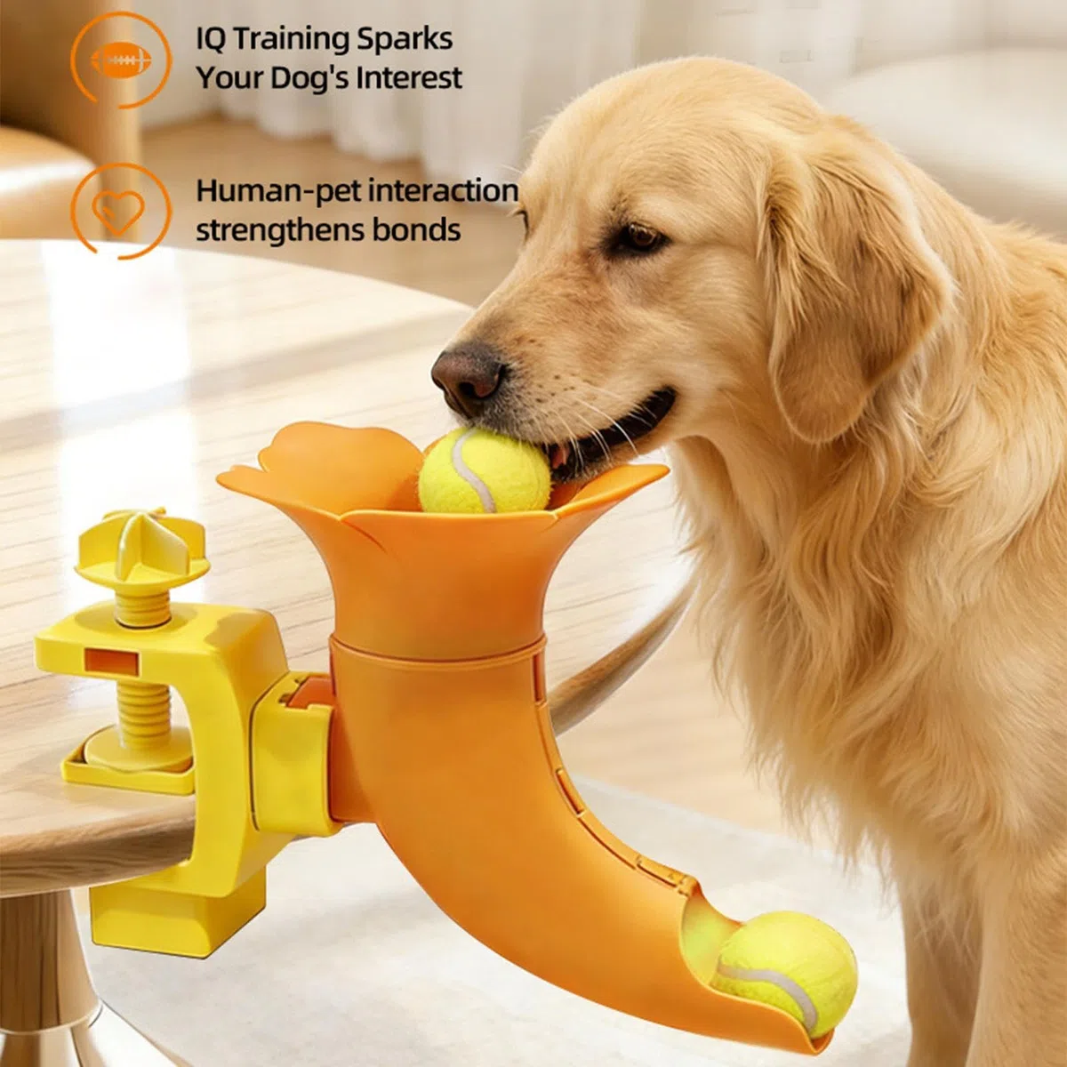 Lanzador Automático De Pelotas Para Perros Juego de Enriquecimiento con