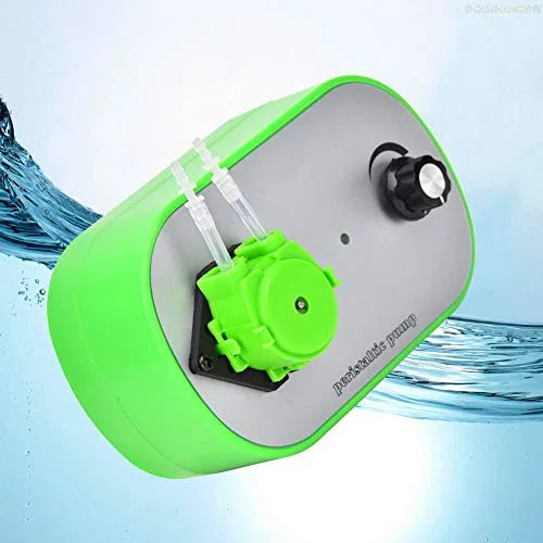Bomba Peristáltica G628-1 con Velocidad Ajustable, Motor 12V DC, Cabezal Extraíble, 100-240V, para Laboratorio y Acuario