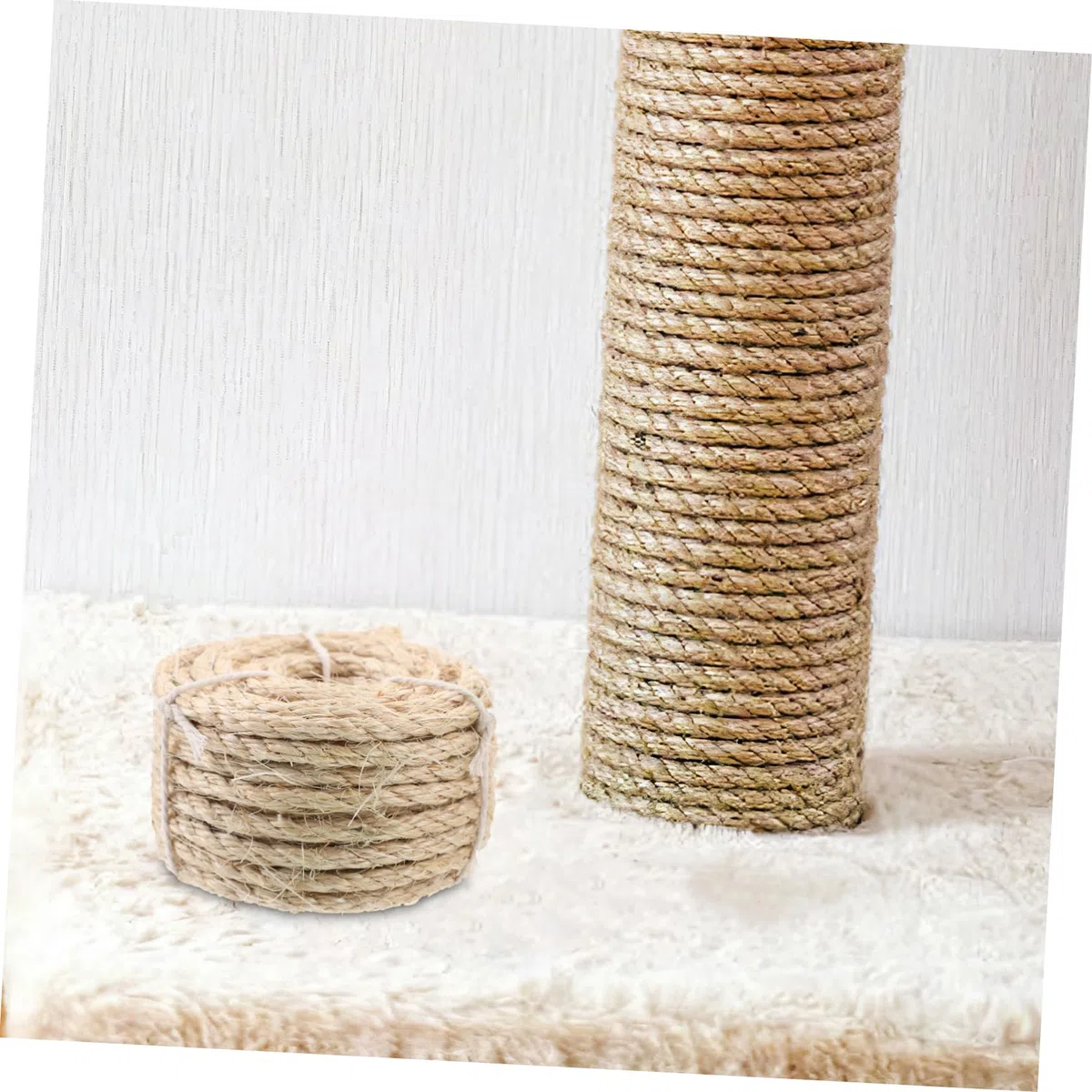 INOOMP 5rollos Cuerda De Sisal Natural para Rascadores De Gatos Resistente Al Desgaste para Proyectos De Bricolaje y Accesorios para Hogar