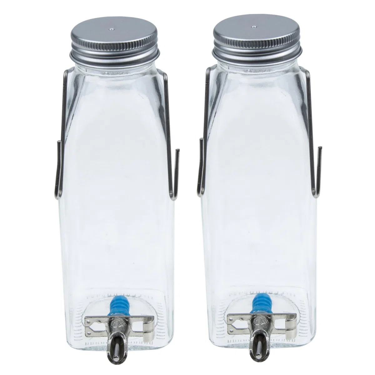 Gatuida Bebedero para Mascotas de Botella de Agua Colgante para Conejos Comedero de Agua Silencioso y Antigoteo para Hámsteres para Jaulas de Conejos