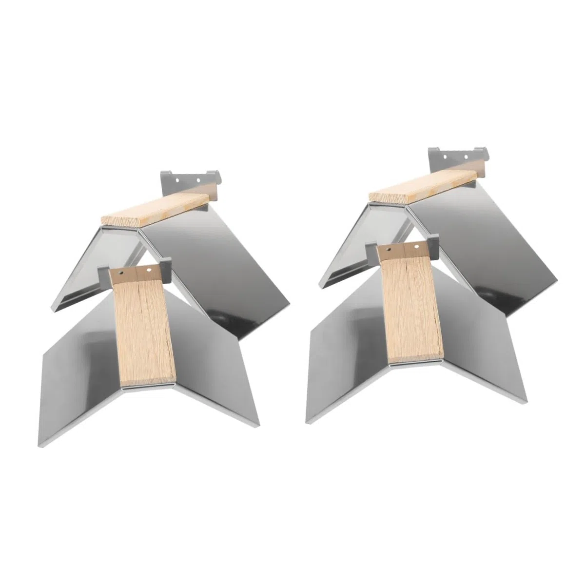 Sosoport 4piezas Soporte De Inoxidable para Aves Percha Resistente para y Pájaros Diseño Seguro y Cómodo para Periquitos y