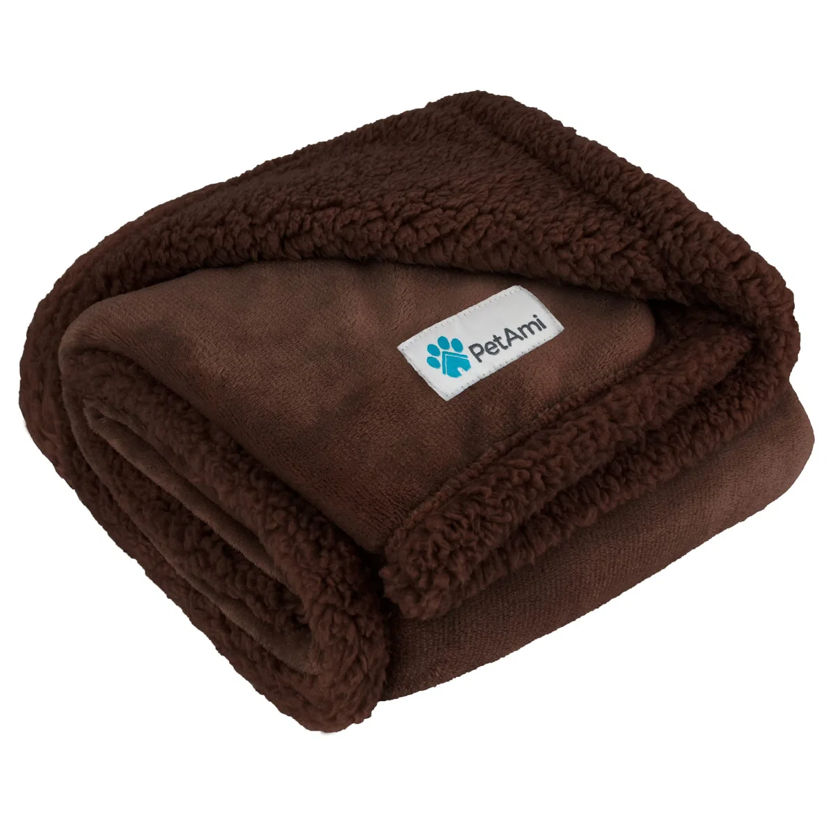 PetAmi Manta para perros pequeños y medianos, manta de cama para mascotas, gato, cachorro, gatito, funda protectora de forro polar para sofá, coche, manta de sherpa suave, reversible, lavable, mini 29
