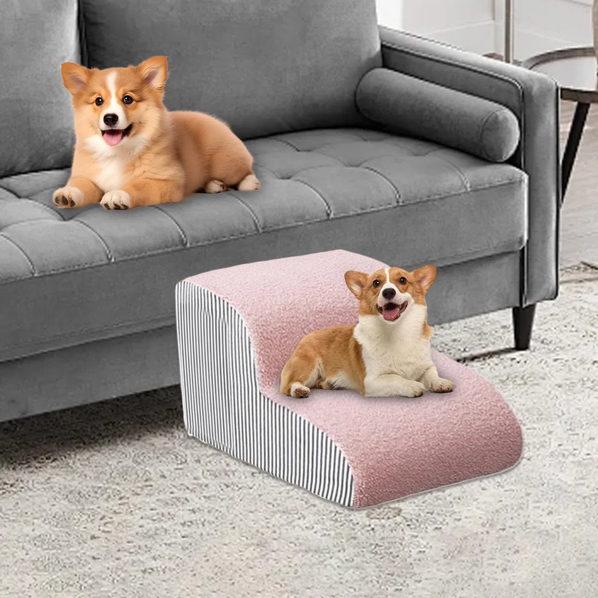 Escaleras para Perros Lavable Antideslizante Escalera Sofá Cachorros