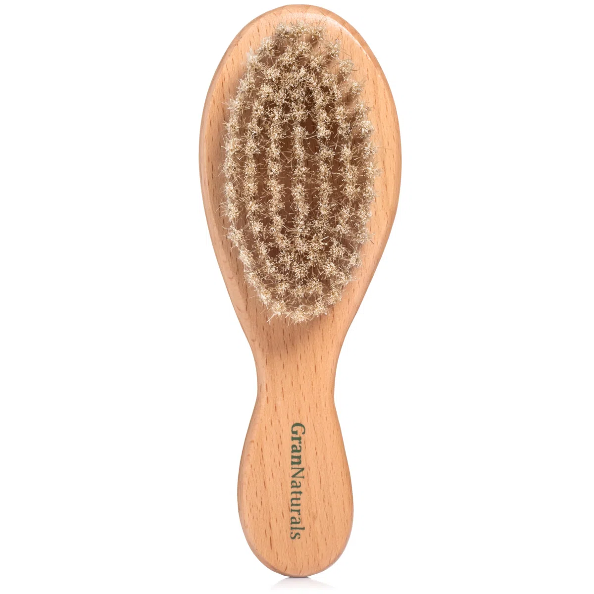 GranNaturals Cepillo suave de cerdas de jabalí para gatos para interiores, exteriores, gatos de pelo corto, gatitos, perros pequeños, conejos, mascotas peludas, aseo suave en pelaje y cola sensibles