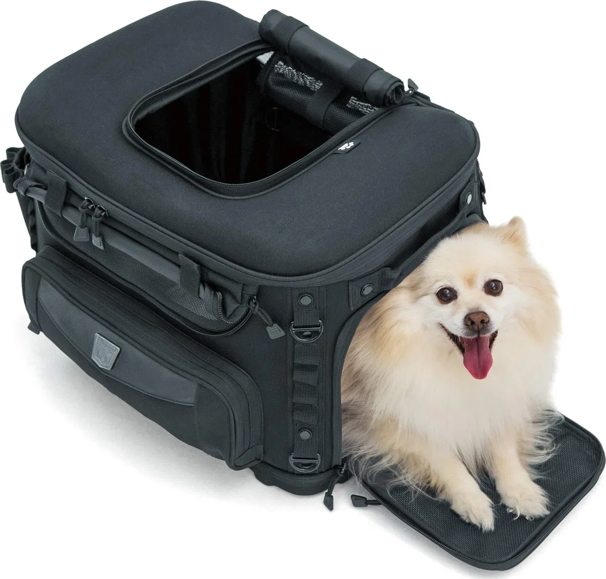 Kuryakyn 5288 Grand Pet Palace: transportador portátil Resistente a la Intemperie para Perros y Gatos para portaequipajes