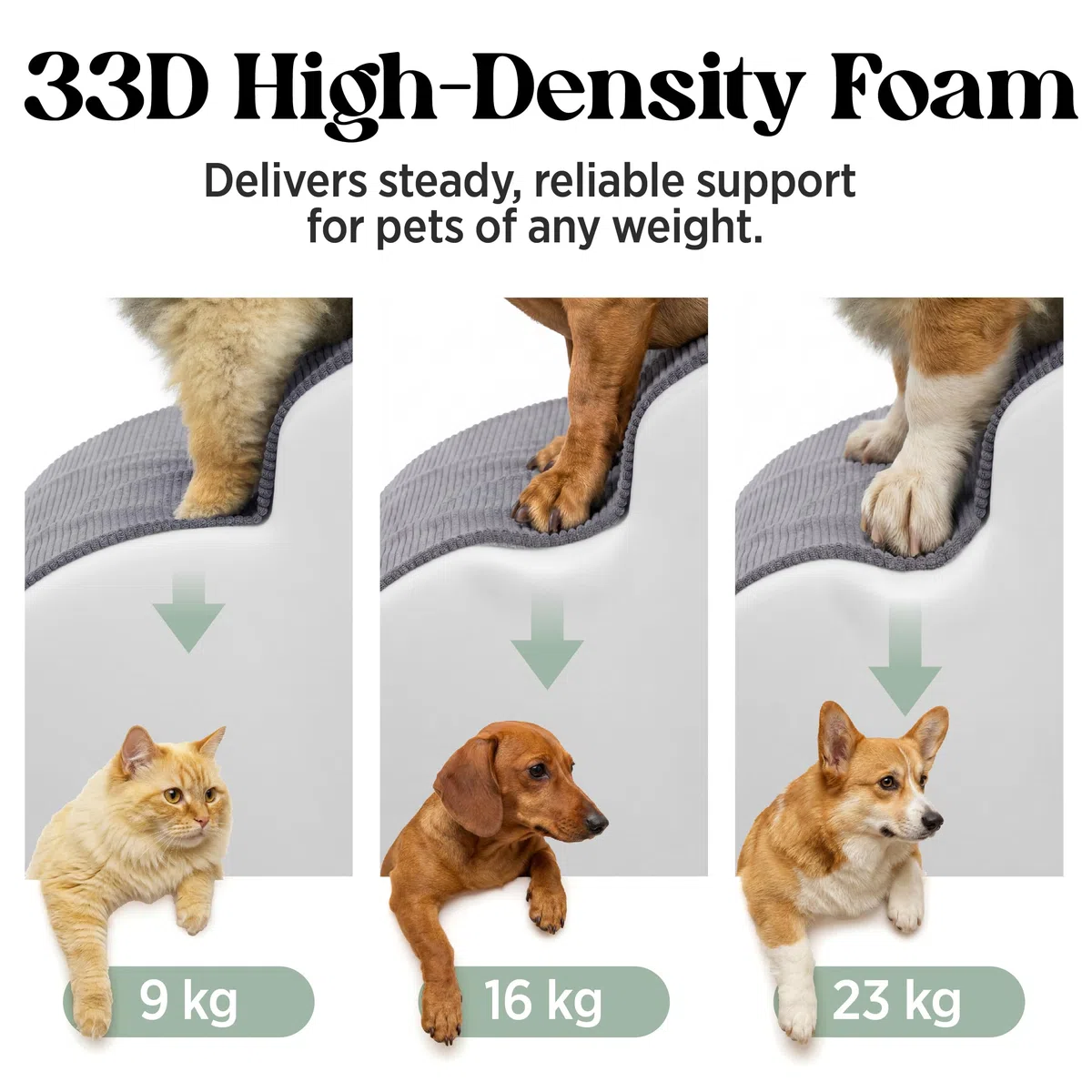 Lesure Escalera para Perros y Gatos - Escalera para Perros y Gatos