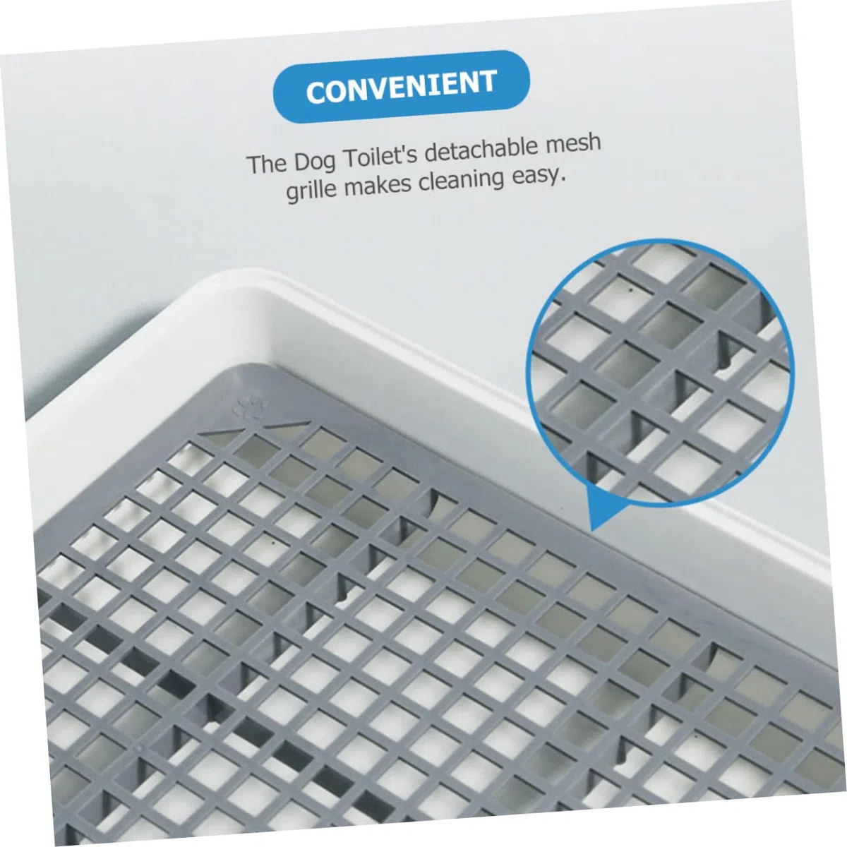 Bandeja de Entrenamiento para Cachorros, Rejilla Doble Capa, Pp, 1 Juego