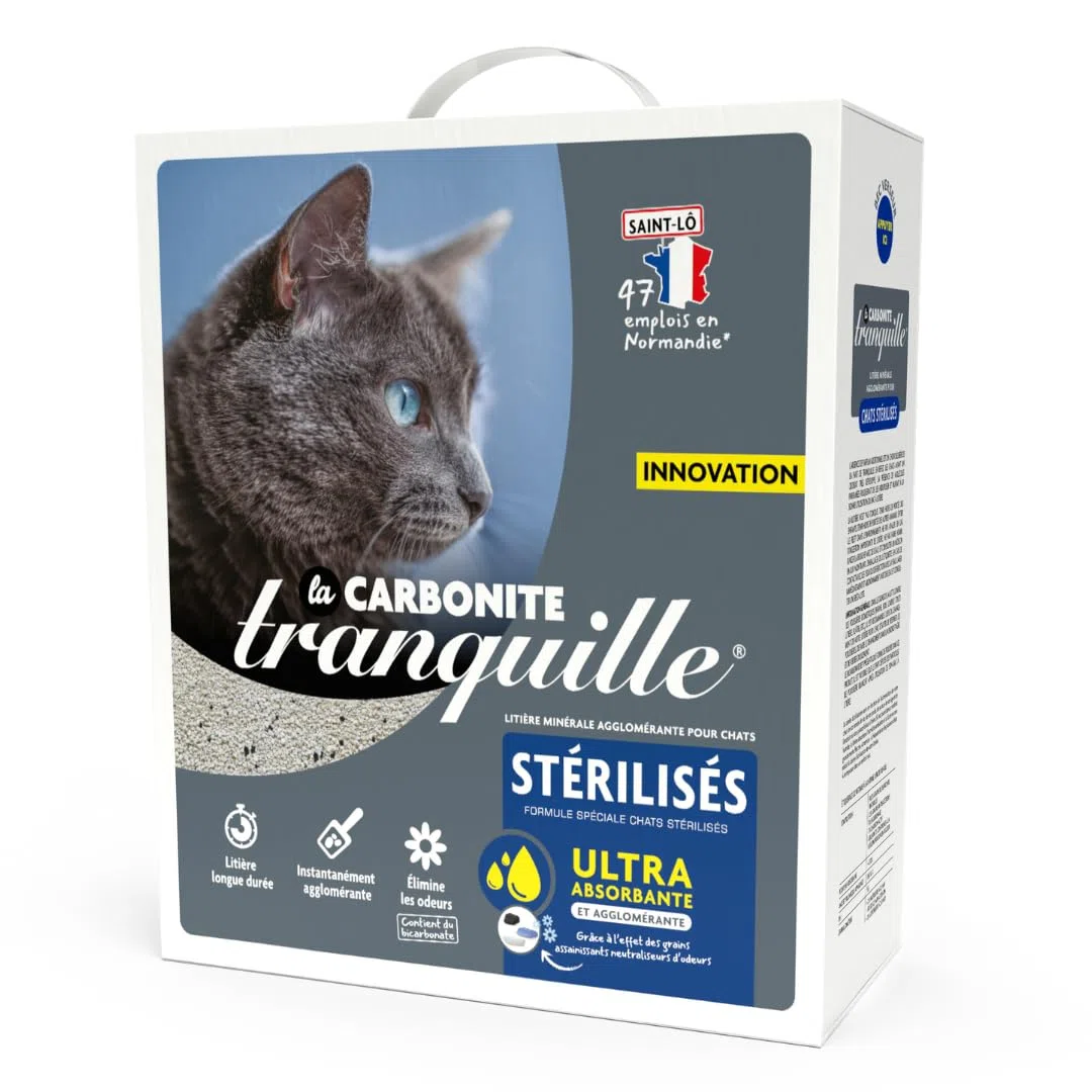 Tranquilo Gatos esterilizados – 6,1 litros – Juego de 3