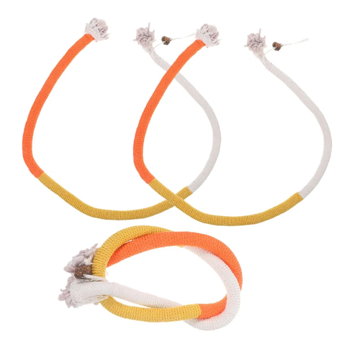 POPETPOP 15 Piezas De Cuerda para Masticar Gatos Cuerda para Masticar Juguetes para Mascotas Juguetes para Gatos Juguetes para Juguetes De Cuerda De Algodón para Juguete