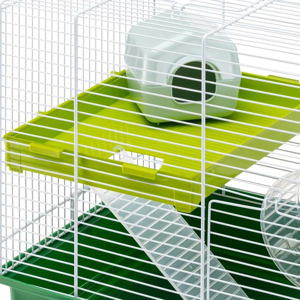 Ferplast 57025411 Jaula ROEDORES Hamster Duo, Rojo