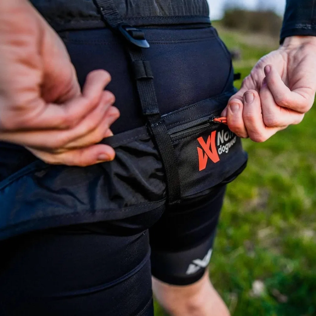Non-Stop - Cinturón de correr Canix 2.0 - Negro - M/Perros/Negro/M