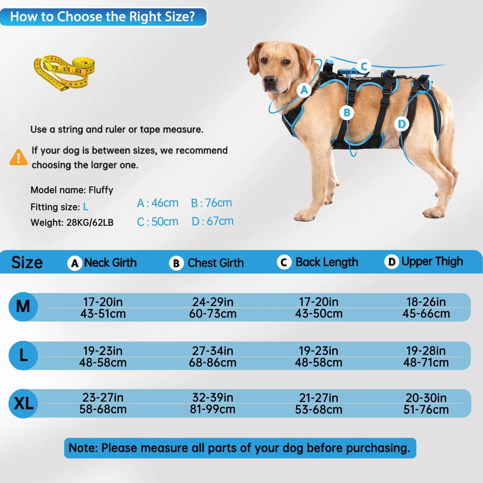 Arnés de Levantamiento para Perros Machos Grandes – Arnés 2 en 1 de Ayuda para Levantar, Apoyo para Las Patas Traseras y Asistencia en Movilidad para Perros Mayores(Negro, Grande)