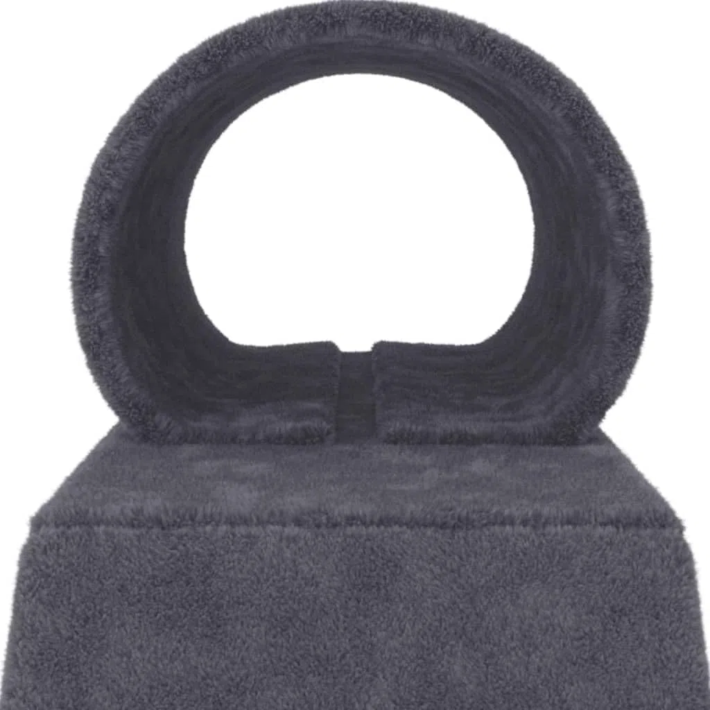 ShGaxin Rascador para Gatos con túnel y Escalera Gris Oscuro 55,5 cm, Rascador Gato, Arbol Rascador para Gatos, Gatos Accesorios, Torre Gatos, Arranhador para Gatos, Casa para Gatos