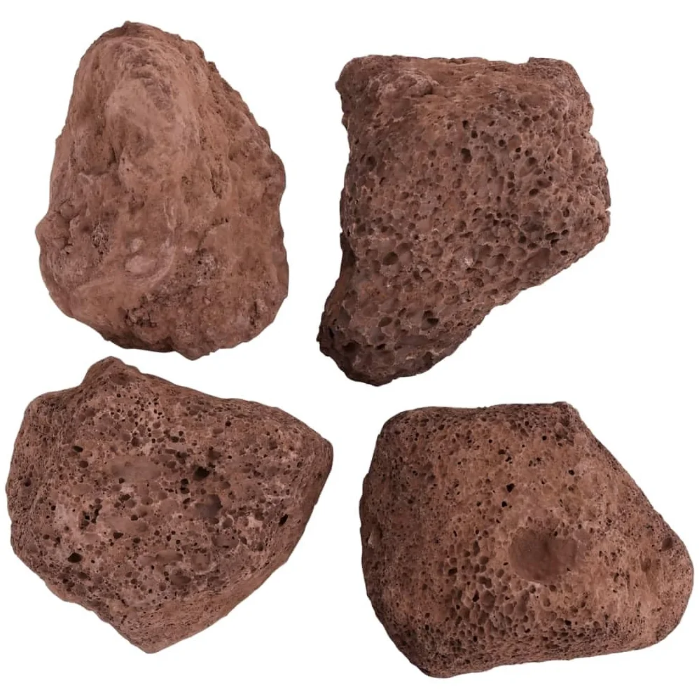 Genérico Rocas volcánicas Rojas 10 kg 10-30 cm,Producto para Mascotas y Animales,Productos para Mascotas,Productos para Peces,Decoración de acuarios,3217186