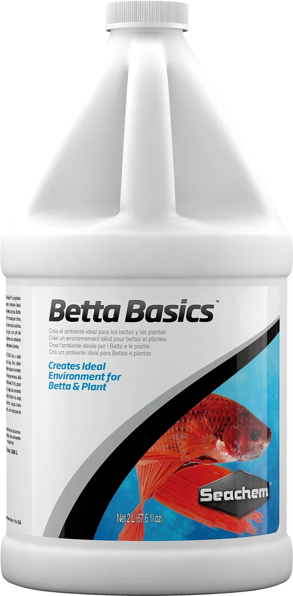 SEACHEM Tratamientos para el Agua de acuarios Betta Basics 2L