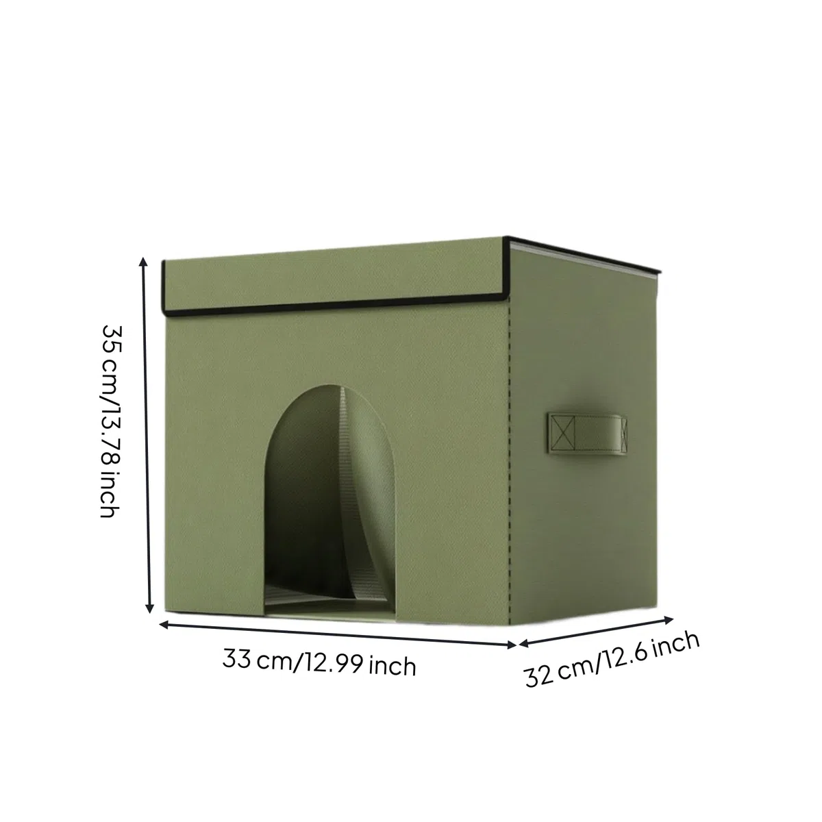 Casa para Gatos Segura, Grande 33 × 32 × 35 Cm, Color to 1