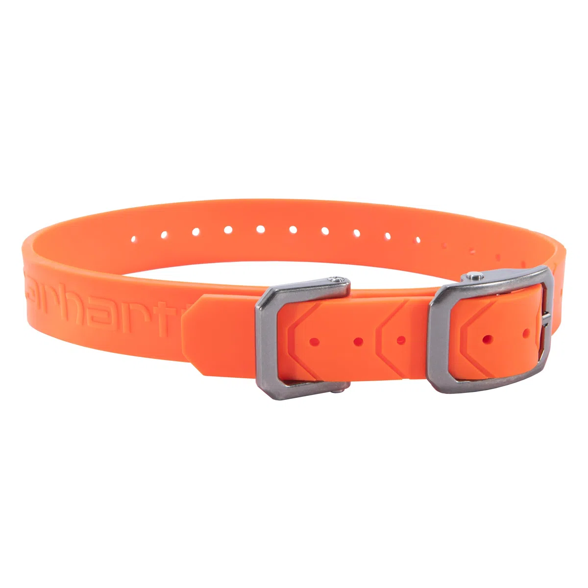 Carhartt Collar de Perro Impermeable Totalmente Ajustable, Color Naranja Cazador, Talla única | Totalmente ajustable