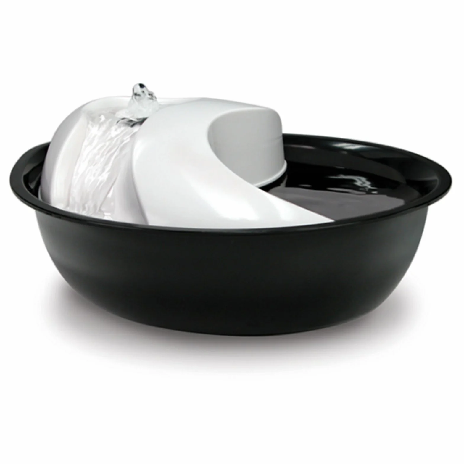 Pioneer Pet Raindrop - Fuente de cerámica para Mascotas, Color Blanco