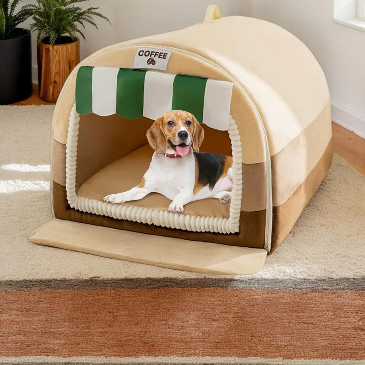 Cama De Perro, Cama De Interior para Perros, Cama Lavable para Mascotas, Cama De Tienda De Descanso Caliente De Invierno para Gatos De Mascota, De Dormir Desmontable para Gatos, Chie | Cama De Tienda De Descanso Caliente De Invierno para Gatos De Mascota,