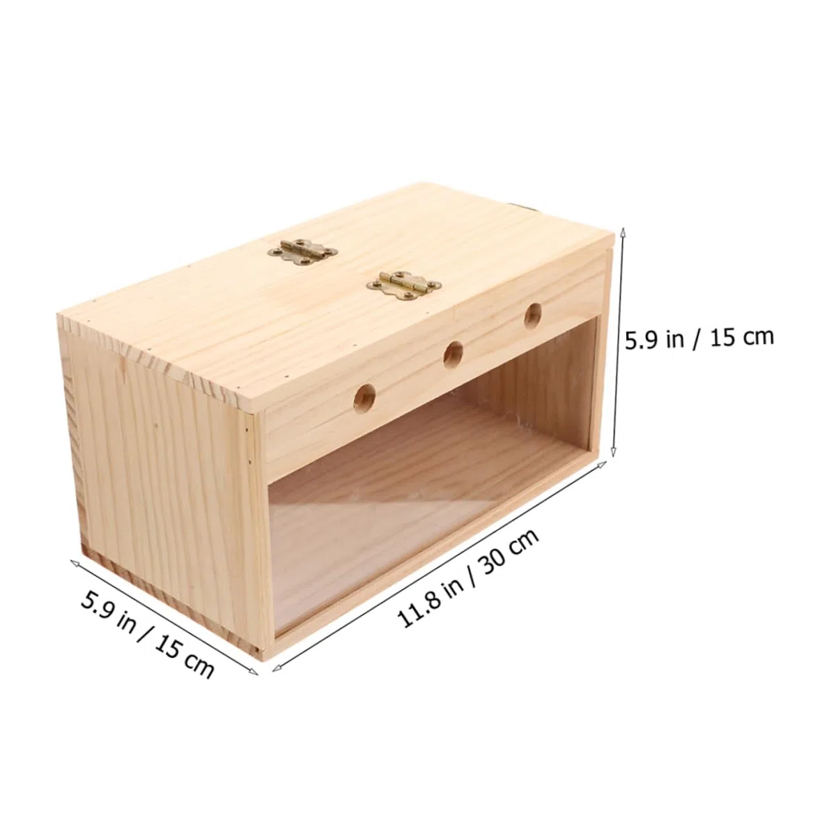 Toddmomy Caja De Cría De Loros Nidos De Pájaros para Jaulas Juguetes De Aves para Periquitos Casa De Pájaros Nido De Pájaro De Madera Accesorios De Aves Nido De Pájaro De Madera Madera