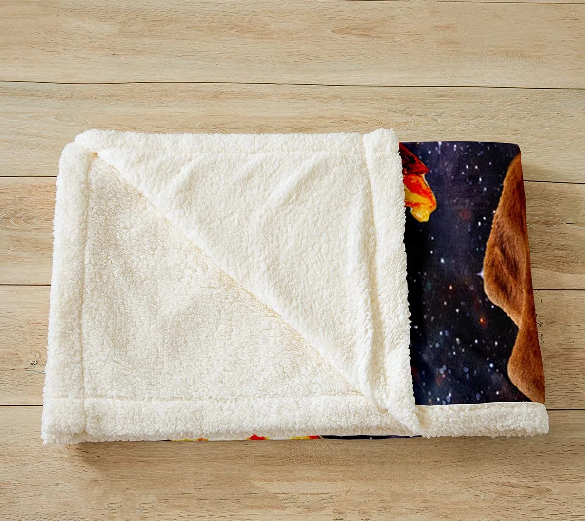 Manta de perro para niños, linda 3D para cachorros, pizza, cálida manta difusa, para cama, sofá, galaxia, divertida, para mascotas, perros de forro polar, manta de franela transpirable 3D animal King