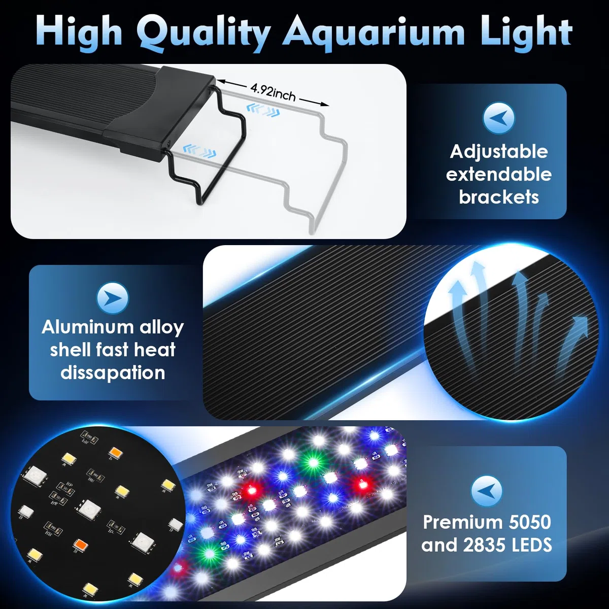 AQQA Luz de acuario