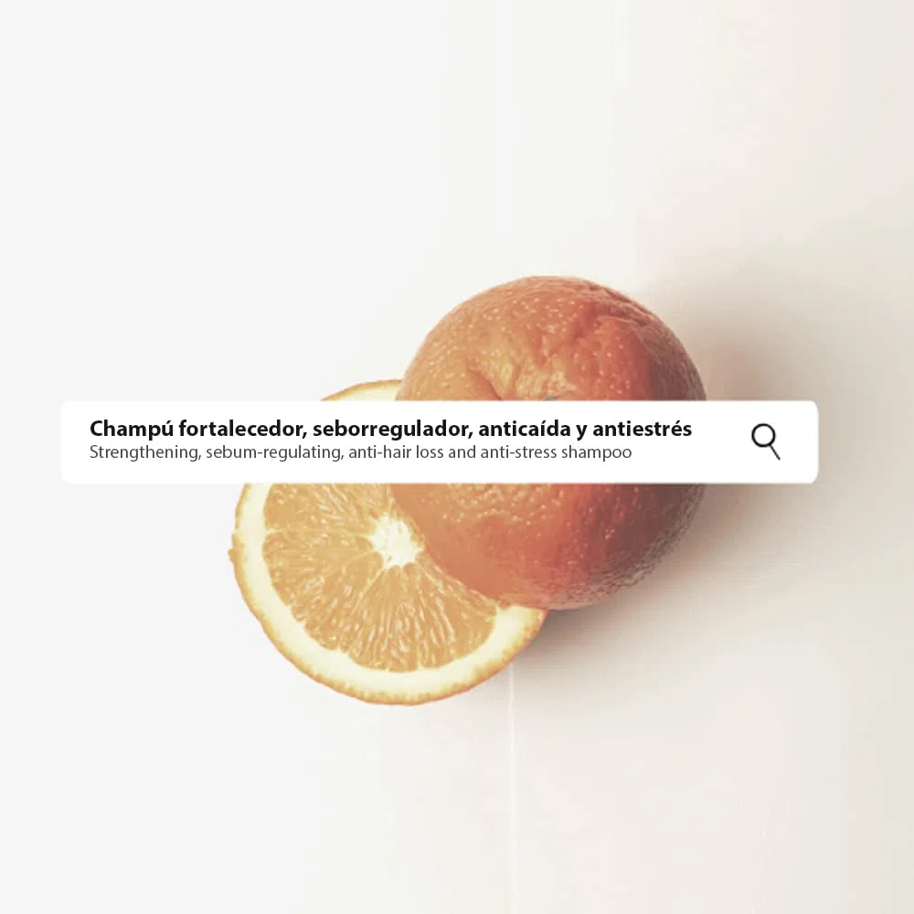 Máscara de Naranja - Mascarilla para Perros - 1L - Contribuye a Prevenir la Caída del Pelo - Artículo de Higiene para Perros - Acción Reparadora - IV San Bernard