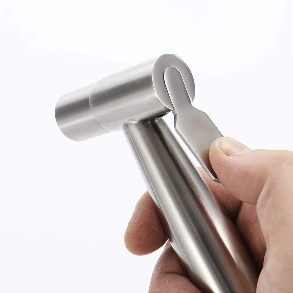 Juego de Cabezal de Ducha de Acero Inoxidable Cepillado con pulverizador for Lavado de baño, baño de Mascotas e higiene Personal,A(A)